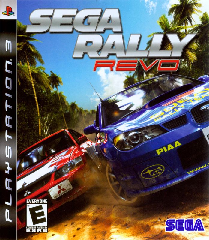 Sega Rally box art for Playstation 3